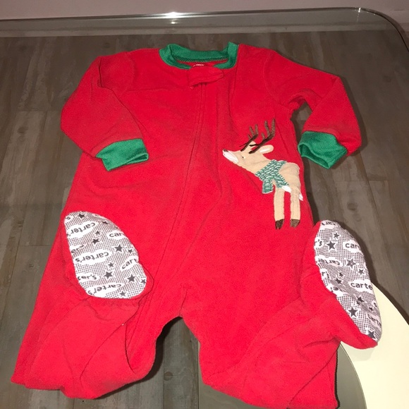 Carter's Other - ❤️Carter’s 18 month Reindeer One Piece Footed PJ
